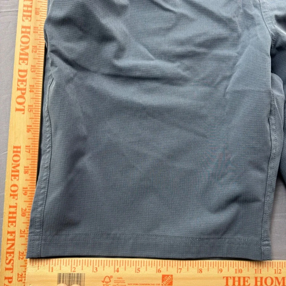 Gerry Adventures Mens 38‎ Blue Gray Hiking Shorts Ripstop Performance Outdoor